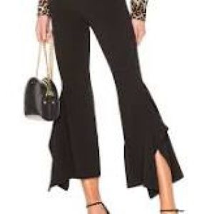 ASILIO Sisteron Draped Crop Pant in Black